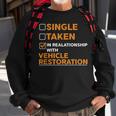 Vehicle Restoration Repair Cars Driver Motor Motocross Gift Sweatshirt Gifts for Old Men