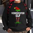 Verrückter Elf Partnerlook Familien Elfen Outfit Weihnachts Sweatshirt Geschenke für alte Männer
