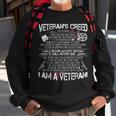Veteran Creed Proud Veterans Dad Grandpa Men Sweatshirt Gifts for Old Men