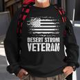Veteran Gift Desert Storm Veteran Men Women Sweatshirt Graphic Print Unisex Gifts for Old Men