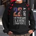 Veteran Matter Suicide Awareness Veteran 22 Day Usa Flag Sweatshirt Gifts for Old Men