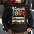 Vintage 1961 Wedding Anniversary Born In 1961 Birthday Party V3 Sweatshirt Gifts for Old Men