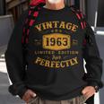 Vintage 1963 Limited Edition 60 Year Old Birthday Gifts Sweatshirt Gifts for Old Men