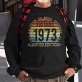 Vintage 1973 Limited Edition 50 Year Old Retro 50Th Birthday Sweatshirt Gifts for Old Men