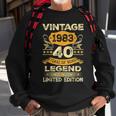Vintage 1983 40 Year Old 40Th Birthday Mens Limited Edition Sweatshirt Gifts for Old Men