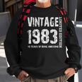 Vintage 1983 40 Years Of Being Awesome 40Th Birthday Sweatshirt Gifts for Old Men