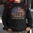 Vintage 1983 40 Years Of Being Awesome Gifts 40Th Birthday Sweatshirt Gifts for Old Men