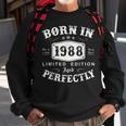 Vintage 1988 Made In 1988 35 Geburtstag Mann Frau 35 Jahre Sweatshirt Geschenke für alte Männer