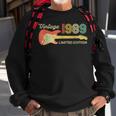 Vintage 1989 Birthday Gifts Guitar Lovers 34Th Birthday Sweatshirt Gifts for Old Men
