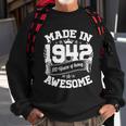 Vintage Crown Made In 1942 80 Years Of Being Awesome 80Th Birthday Sweatshirt Gifts for Old Men
