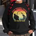Vintage Fish Tremble When They Hear My Name Funny Fishing Men Women Sweatshirt Graphic Print Unisex Gifts for Old Men