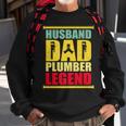 Vintage Husband Dad Plumber Legend Sweatshirt Gifts for Old Men