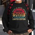 Vintage Made In 2001 22 Year Old Gifts Retro 22Nd Birthday Men Women Sweatshirt Graphic Print Unisex Gifts for Old Men