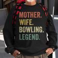 Vintage Mutter Frau Bowling Legende Retro Bowling Mom Sweatshirt Geschenke für alte Männer