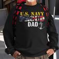 Vintage Navy Proud Dad With US American Flag Gift Sweatshirt Gifts for Old Men