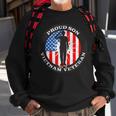 Vintage Patriotic Us Flag Gift - Proud Son Veteran Vietnam Sweatshirt Gifts for Old Men