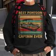 Vintage Retro Best Pontoon Captain Ever Sweatshirt Gifts for Old Men
