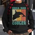 Vintage Retro Orca Dad Like A Regular Dad Father’S Day Long SleeveSweatshirt Gifts for Old Men