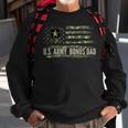 Vintage US Army Bonus Dad With Camo American Flag Veteran Sweatshirt Gifts for Old Men