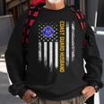 Vintage Usa American Flag Proud Us Coast Guard Husband Funny Men Women Sweatshirt Graphic Print Unisex Gifts for Old Men