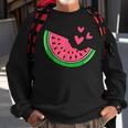 Watermelon Slice Melon Summer Vacation Season Fruit Lovers Sweatshirt Gifts for Old Men