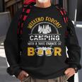 Weekend Forcast Camping With A 100 Chance Of Beer Vintage Sweatshirt Gifts for Old Men