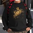 Western Zodiac Golden Cancer The Crab Sweatshirt Gifts for Old Men