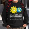 Where Day And Night Light And Dark Are Equal March Equinox Sweatshirt Gifts for Old Men