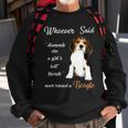Whoever Said Beagle Is Best Dog Girls Dogs Lover Gift Sweatshirt Gifts for Old Men