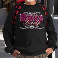 Womens Cute Boss Lady Bling Decorative Men Women Sweatshirt Graphic Print Unisex Gifts for Old Men