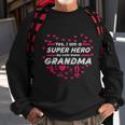Womens Grandma Superhero Tshirt Super Hero Womens Gift Tee Men Women Sweatshirt Graphic Print Unisex Gifts for Old Men