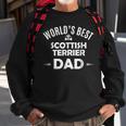 Worlds Best Scottish Terrier DadScottie Dog Sweatshirt Gifts for Old Men