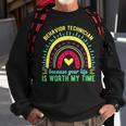 Worth My Time Behavior Technician Behavior Tech Sweatshirt Gifts for Old Men
