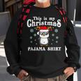 Xmas This Is My Christmas Penguin Santa Hat Snowflakes Fun Men Women Sweatshirt Graphic Print Unisex Gifts for Old Men