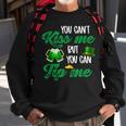 You Cant Kiss Me But You Can Tip Me Funny St Patricks Day Sweatshirt Gifts for Old Men