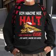 Zug Train Schaffner Bahn Mann Junge Geschenk Eisenbahn Sweatshirt Geschenke für alte Männer