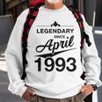 30 Geburtstag 30 Jahre Alt Legendär Seit April 1993 V2 Sweatshirt Geschenke für alte Männer