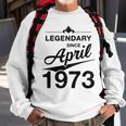 50 Geburtstag 50 Jahre Alt Legendär Seit April 1973 V3 Sweatshirt Geschenke für alte Männer