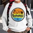 Bahamas Retro Circle Sweatshirt Gifts for Old Men