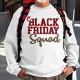 Black Friday Squad Buffalo Plaid Leopard Printed Gift Sweatshirt Gifts for Old Men