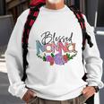 Blessed Nonna Graphic First Time Grandma Shirt Plus Size Shirts For Girl Mom Son Sweatshirt Gifts for Old Men