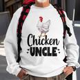 Chicken Uncle Funny Country Farm Animal Sweatshirt Gifts for Old Men