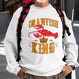 Crawfish King Crawfish Boil Party Festival Men Women Sweatshirt Graphic Print Unisex Gifts for Old Men