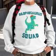Dilophosaurus Dinosaur Squad Cute Jurassic Dino Sweatshirt Gifts for Old Men