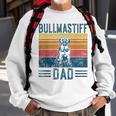 Dog Dad - Vintage Bullmastiff Dad Sweatshirt Gifts for Old Men