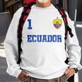 Ecuador Soccer Jersey Number One Ecuadorian Flag Futebol Fan Men Women Sweatshirt Graphic Print Unisex Gifts for Old Men