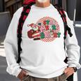 Groovy Stay Merry And Bright Lightning Bolt Santa Christmas Men Women Sweatshirt Graphic Print Unisex Gifts for Old Men