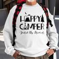 Happy Camper Fueled By Alcohol Funny Drinking Party Camping Sweatshirt Gifts for Old Men