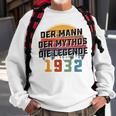 Herren Vintage Der Mann Mythos Die Legende 1932 91 Geburtstag Sweatshirt Geschenke für alte Männer