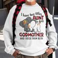 I Have Two Titles Aunt And Godmother And I Rock Them Both V3 Sweatshirt Gifts for Old Men
